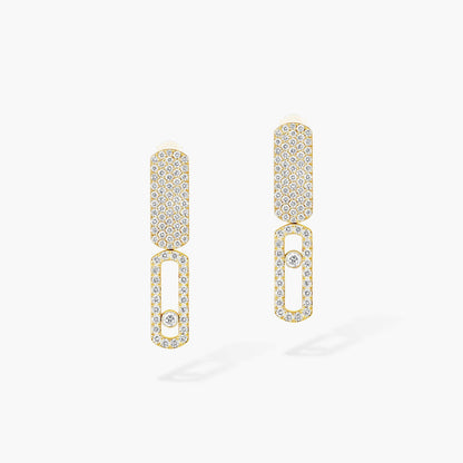 [Eterna Jewels]Imperial Move SM Diamond Earrings
