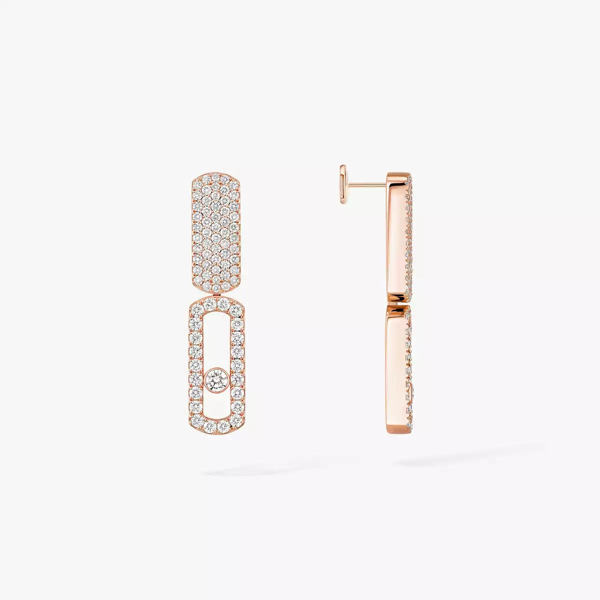 [Eterna Jewels]Imperial Move SM Diamond Earrings