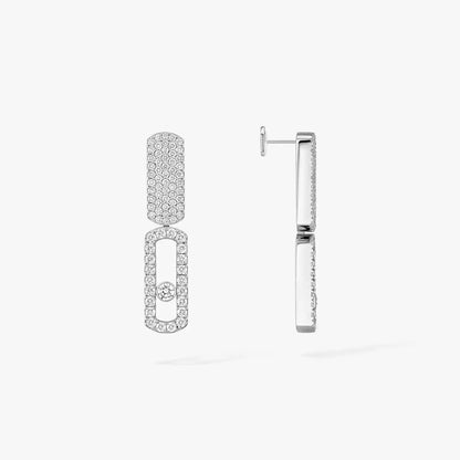[Eterna Jewels]Imperial Move SM Diamond Earrings