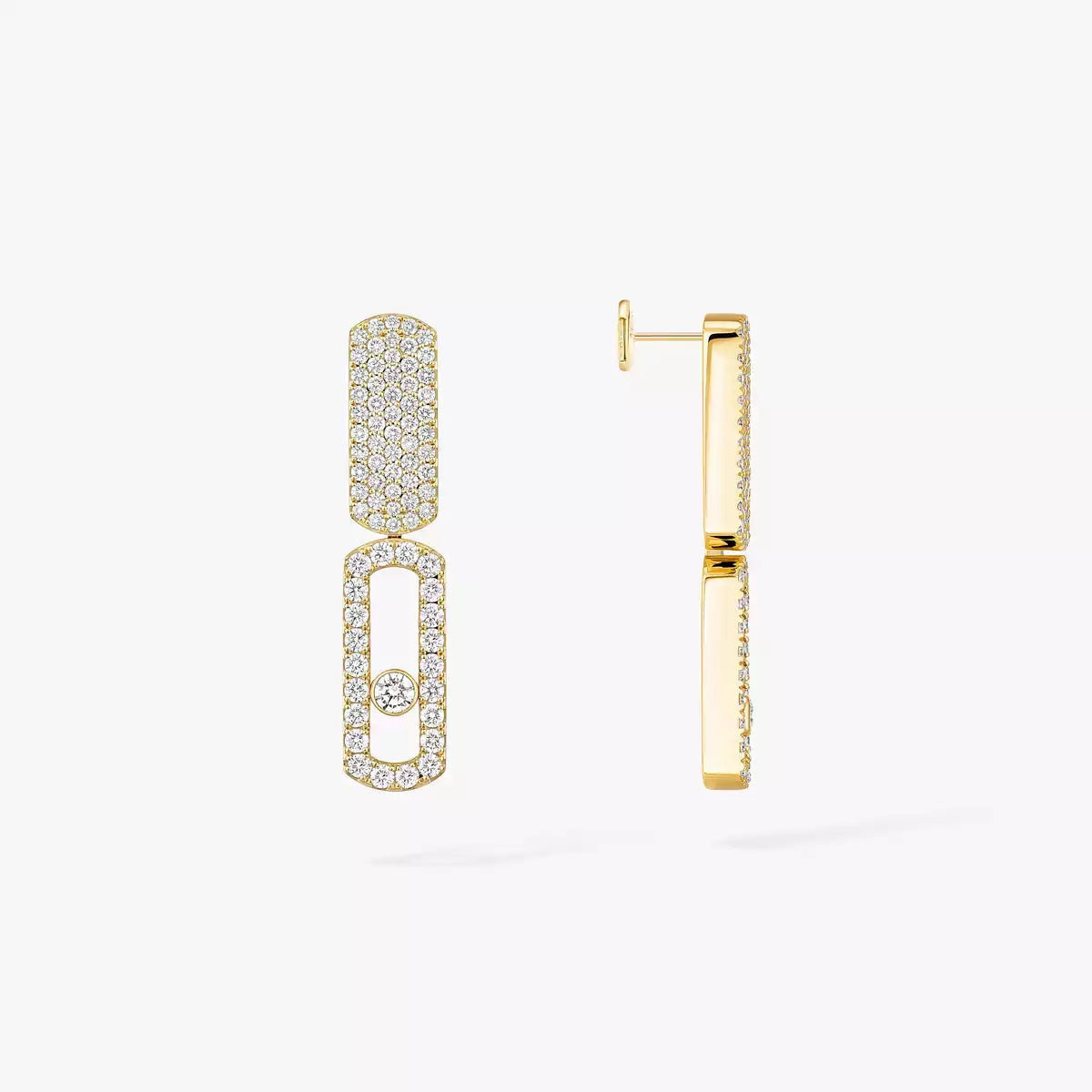 [Eterna Jewels]Imperial Move SM Diamond Earrings