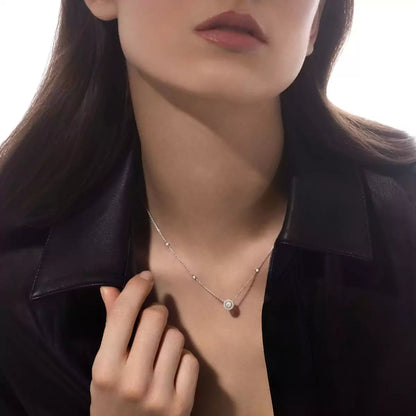 [Eterna Jewels]Diamond Necklace 0,20ct Brilliant Shape Joy
