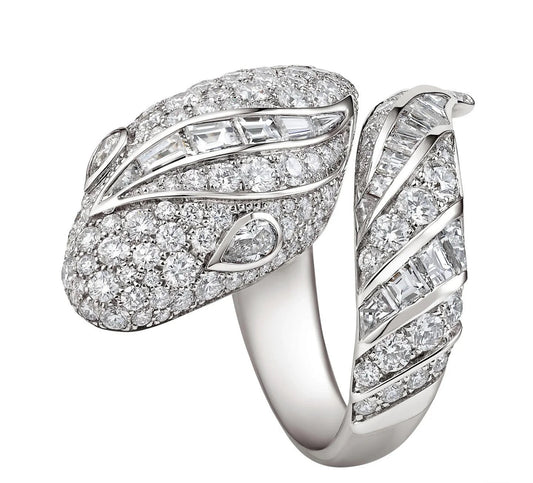 [Eterna Jewels]BRAND NEW LUXURY SILVER SNAKE RING