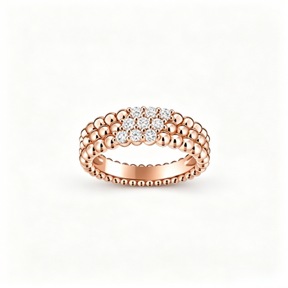 [Eterna Jewels] THREE-ROW DIAMOND RING
