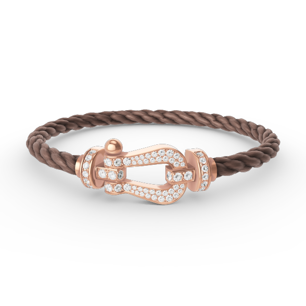 [Eterna Jewels]FORCE LARGE HORSESHOE FULL DIAMOND BRACELET ROSE GOLD