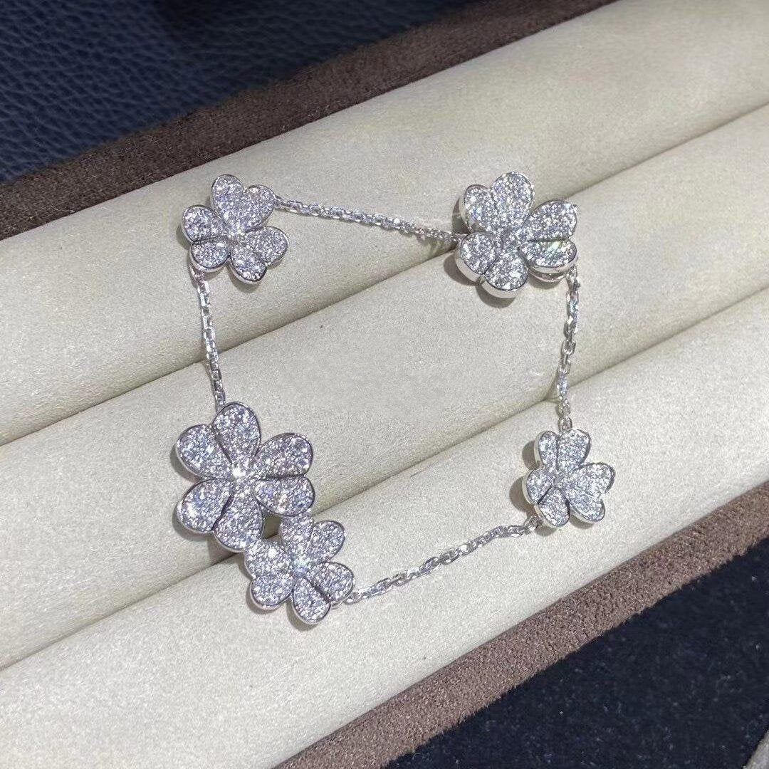 [Eterna Jewels]FRIVOLE SILVER 5 FLOWERS BRACELET