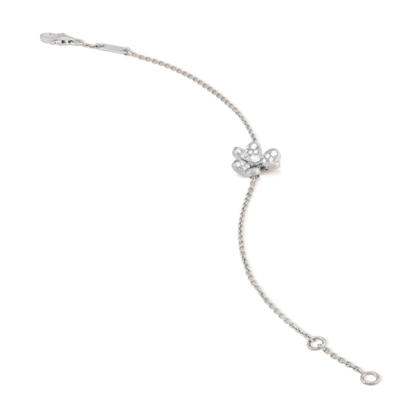 [Eterna Jewels]FRIVOLE SILVER FLOWER DIAMOND BRACELET