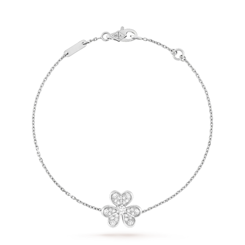 [Eterna Jewels]FRIVOLE SILVER FLOWER DIAMOND BRACELET
